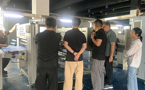 Customer visiting