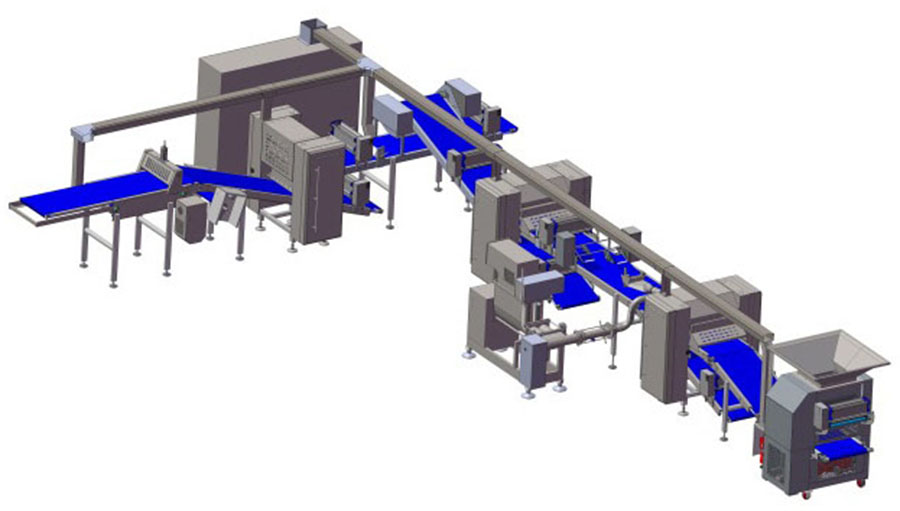 Laminating Line for Dough Sheet Production