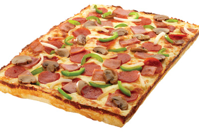 Square pizza